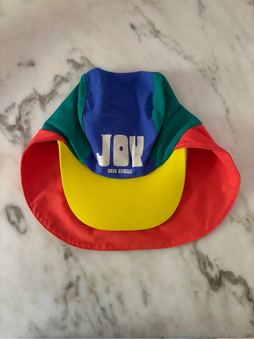 Bobo Choses JOY color block swim cap 6-10 years